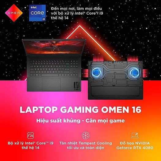 HP Omen 16 2024 – Hướng đến các game thủ chuyên nghiệp