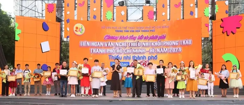 TP. Hồ Chí Minh: Tổng kết và trao giải Liên hoan văn nghệ thiếu nhi hè 2024