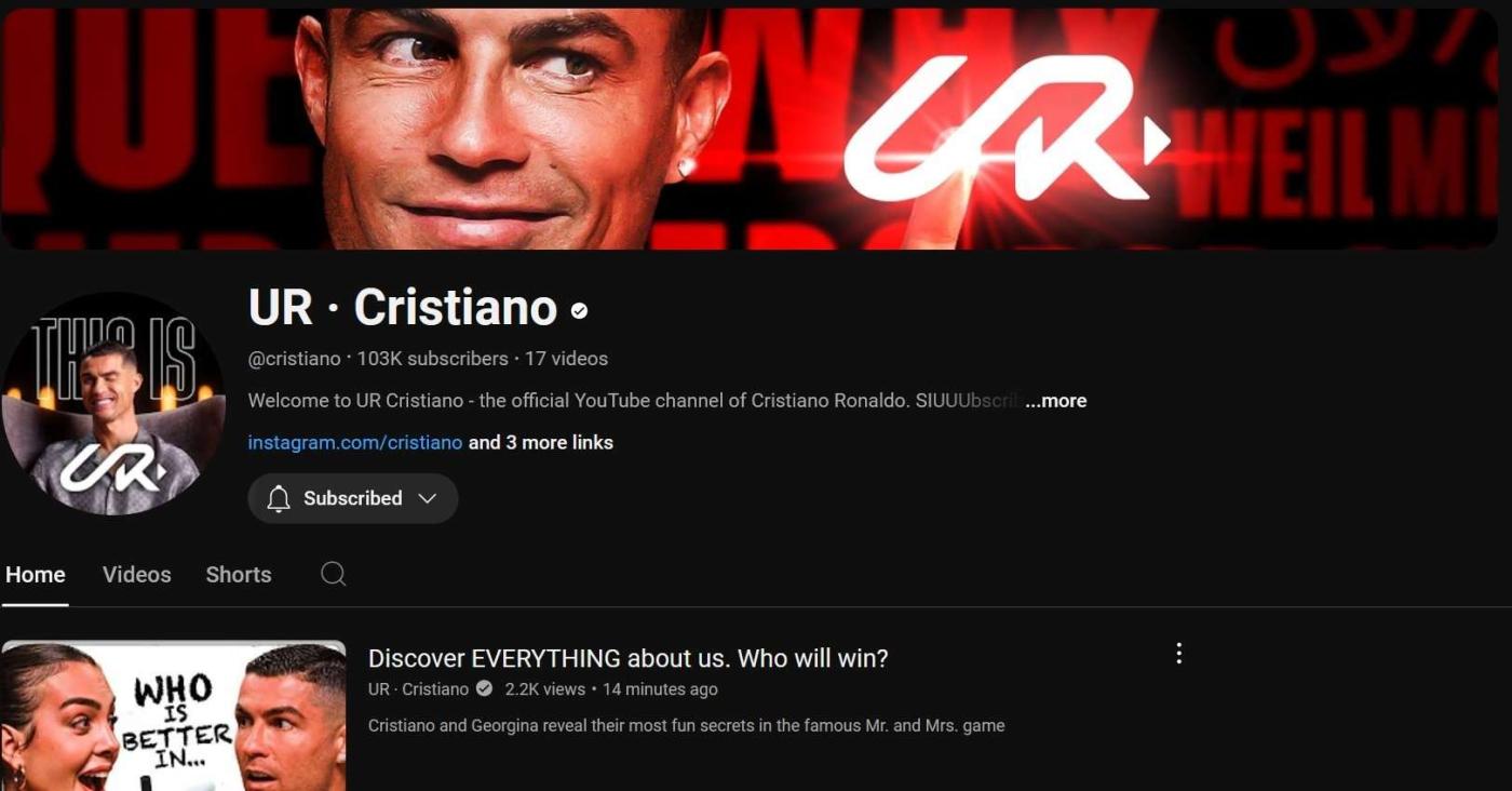 Từ câu chuyện YouTube đến giá trị thương hiệu Ronaldo