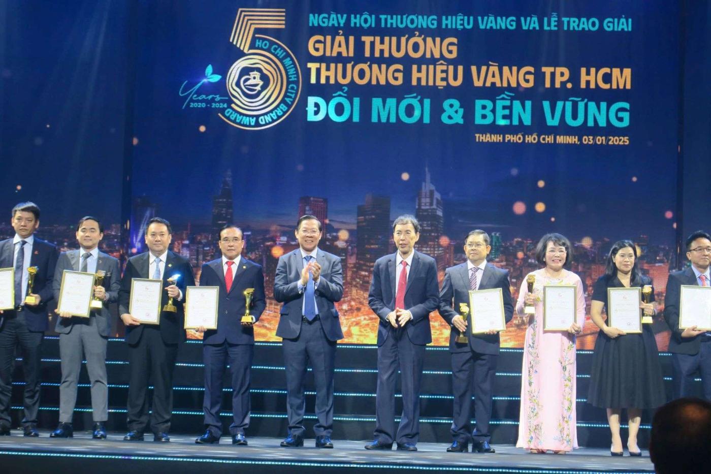 Vinh danh 29 doanh nghiệp đạt giải thưởng Thương hiệu Vàng TP.Hồ Chí Minh 2024