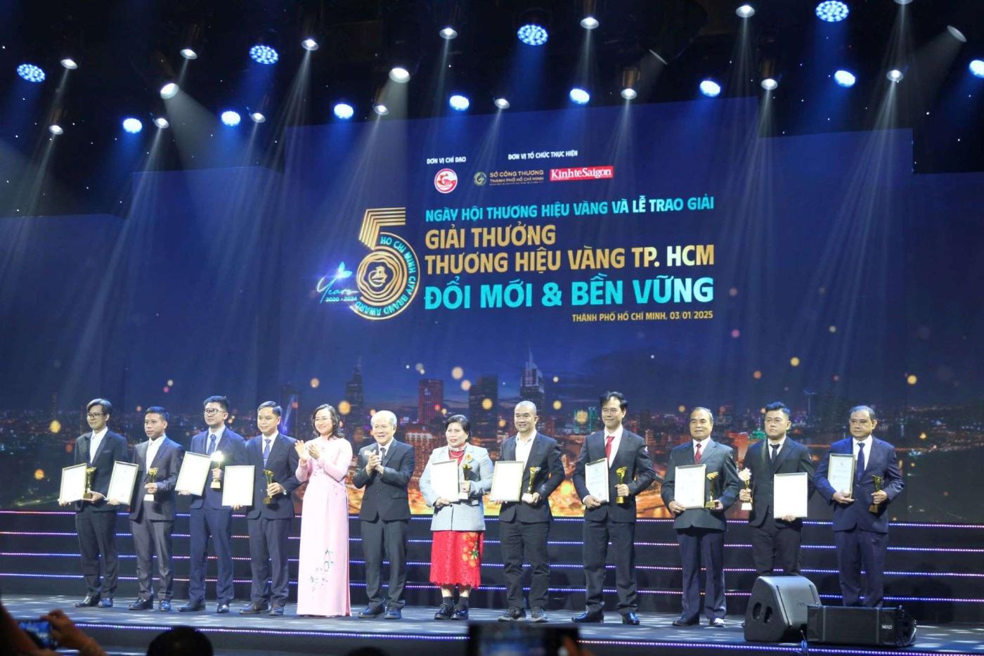 Vinh danh 29 doanh nghiệp đạt giải thưởng Thương hiệu Vàng TP.Hồ Chí Minh 2024