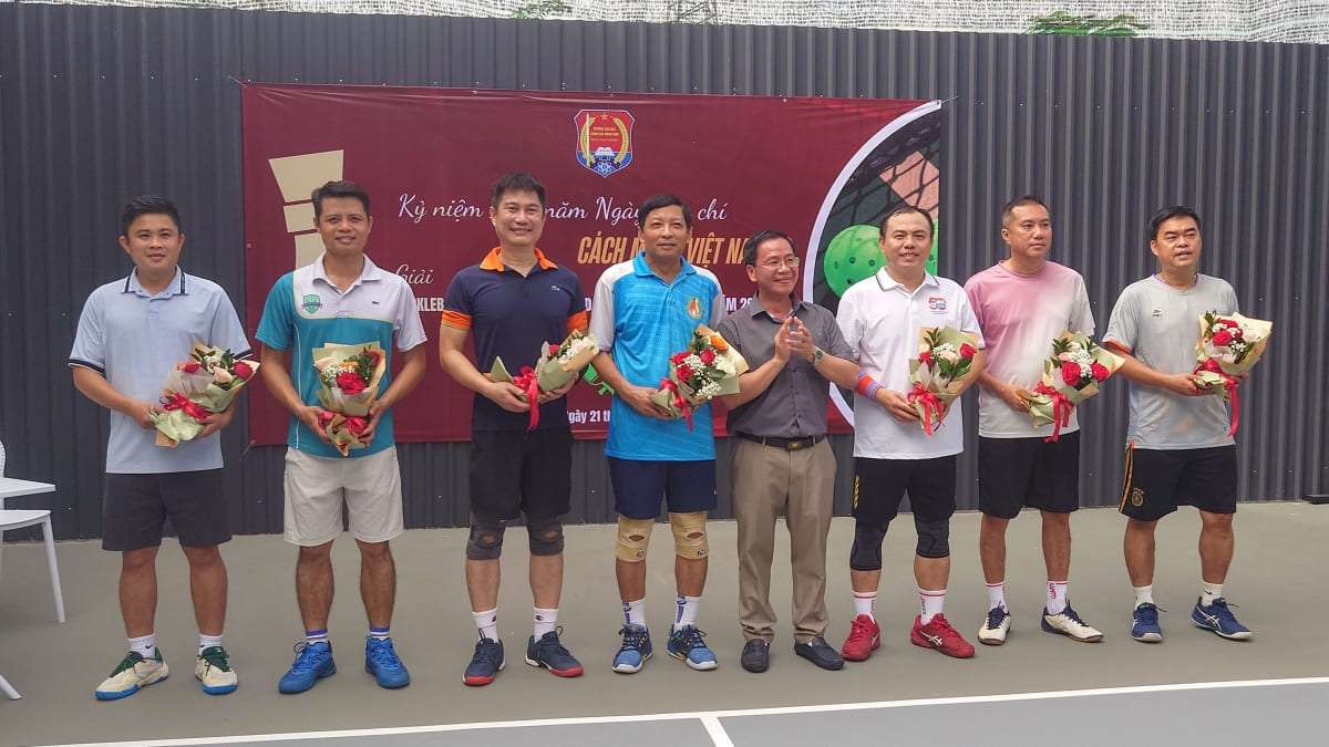 Giải Pickleball chào mừng 100 năm Ngày Báo chí Cách mạng Việt Nam