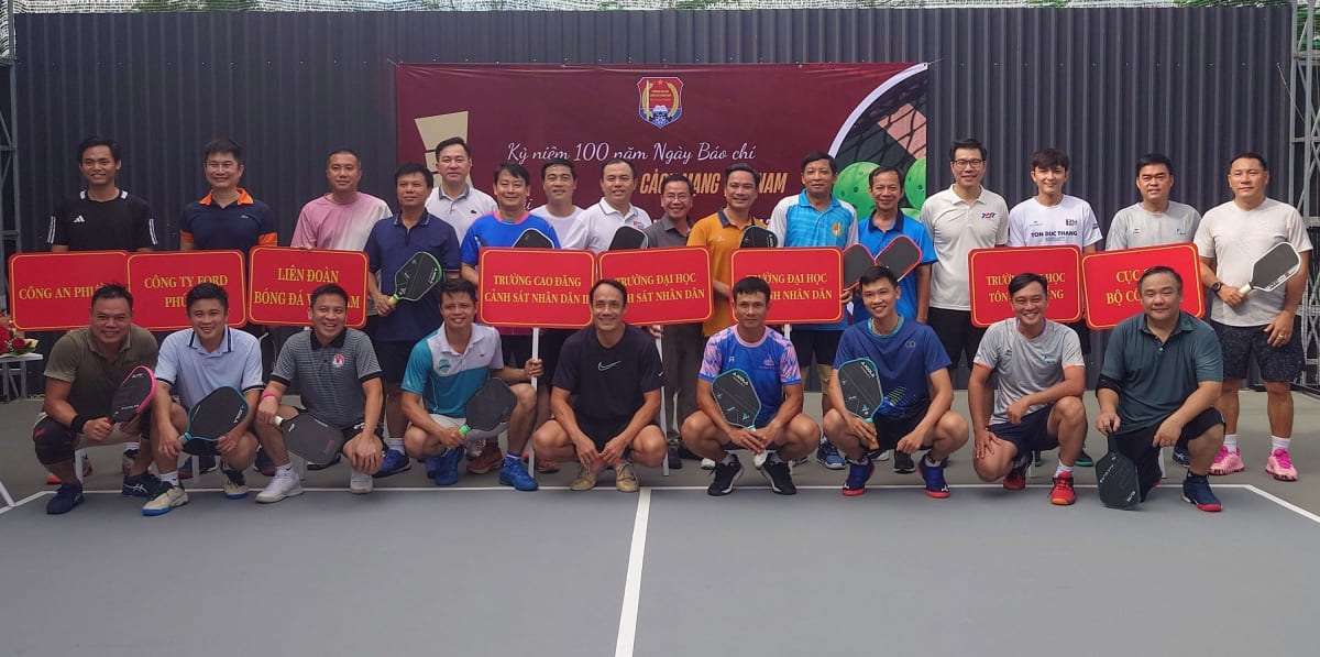 Giải Pickleball chào mừng 100 năm Ngày Báo chí Cách mạng Việt Nam