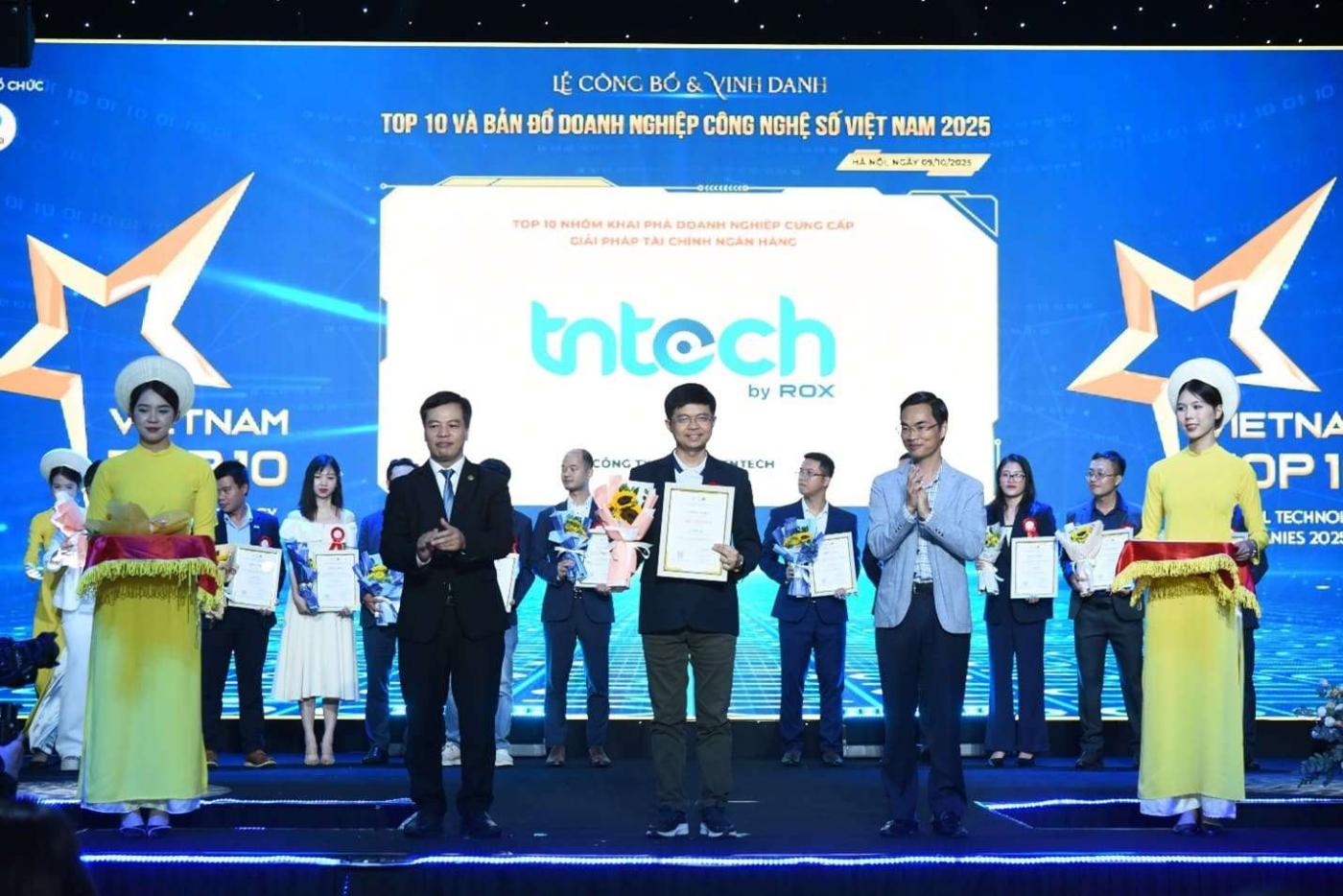 TNTech lọt Top 10 &#8216;Khai phá&#8217; trên Bản đồ Doanh nghiệp Công nghệ số Việt Nam 2025