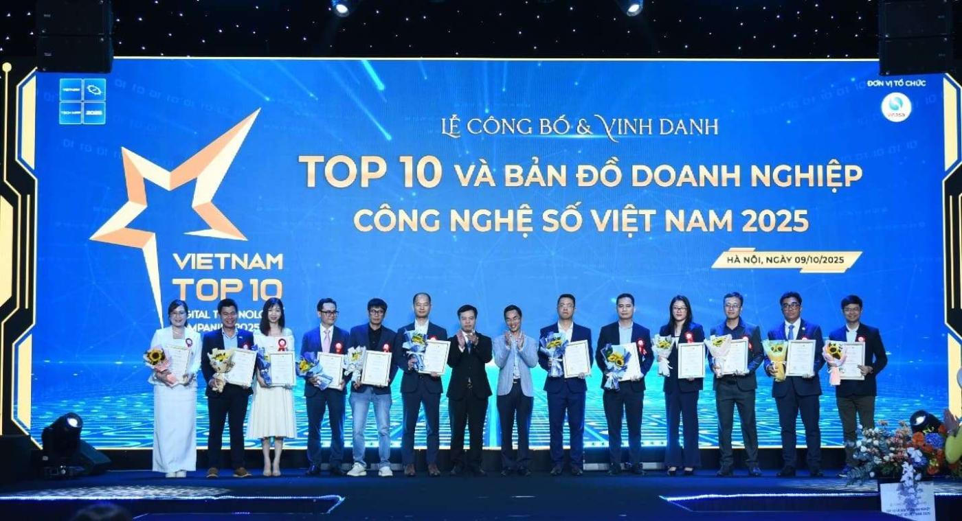 TNTech lọt Top 10 &#8216;Khai phá&#8217; trên Bản đồ Doanh nghiệp Công nghệ số Việt Nam 2025