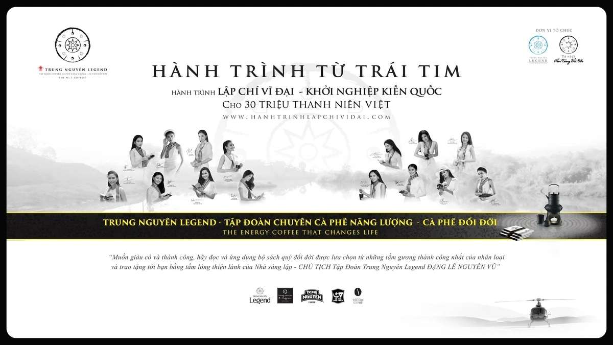 Hành trình Từ Trái Tim tiếp tục cùng Trung Nguyên Legend đến mọi miền Tổ quốc