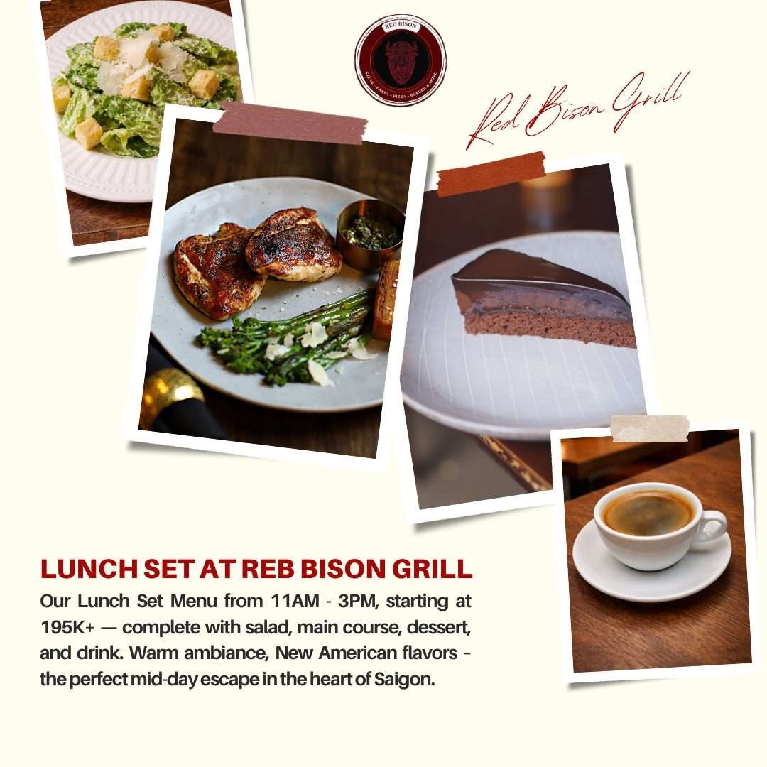 Red Bison Grill “tái định nghĩa bữa trưa” cho dân văn phòng