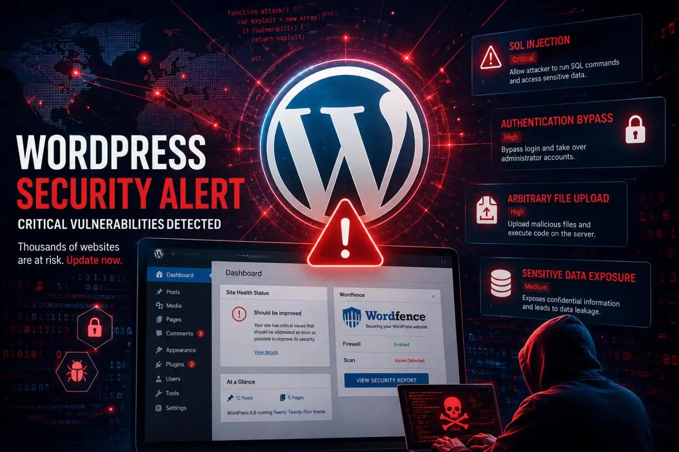 Báo cáo an ninh mạng WordPress: Hàng loạt lỗ hổng mới đe dọa hệ thống website doanh nghiệp